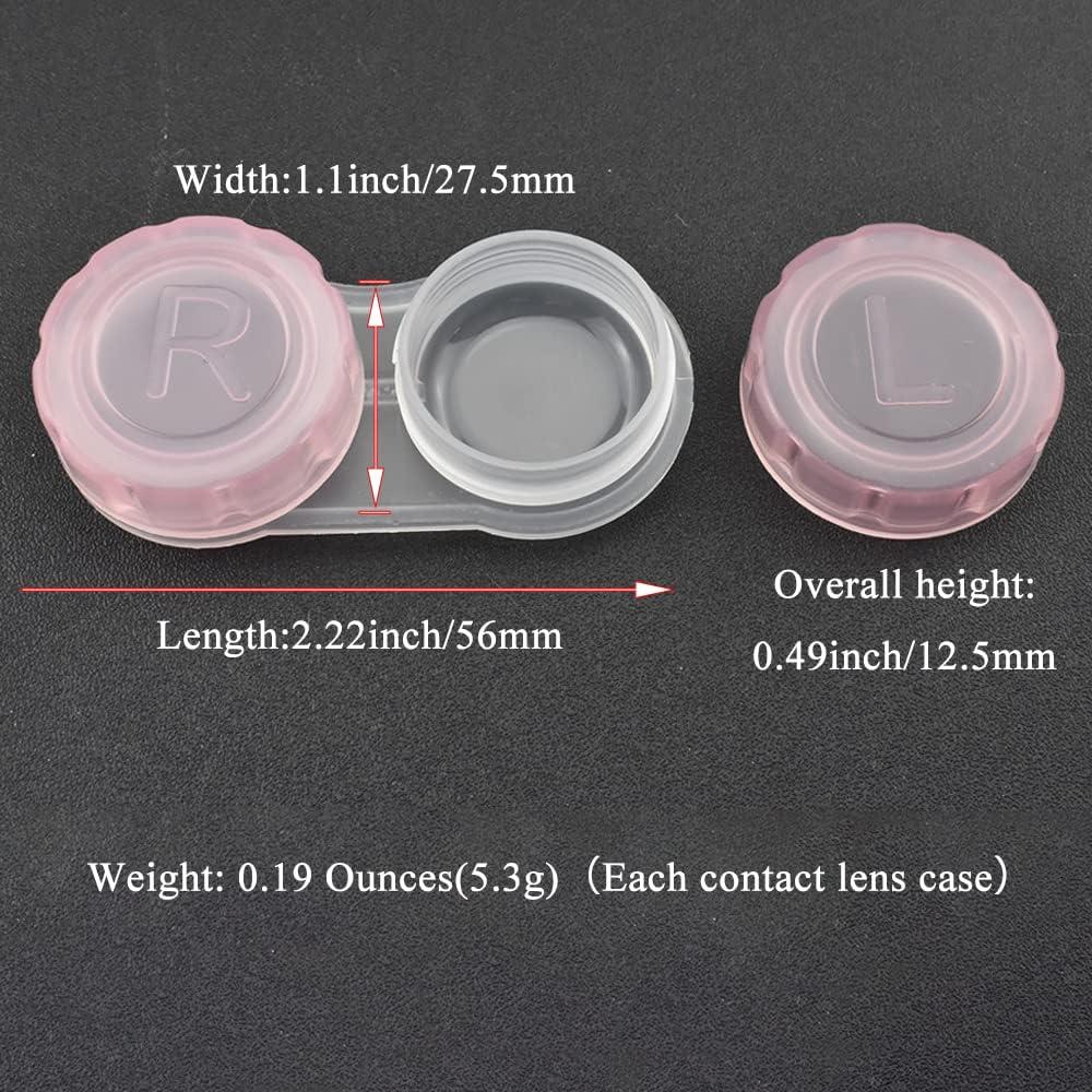 Estuche para Lentes de Contacto HAHIYO 5 Piezas Rosa Claro