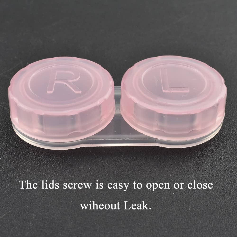 Estuche para Lentes de Contacto HAHIYO 5 Piezas Rosa Claro