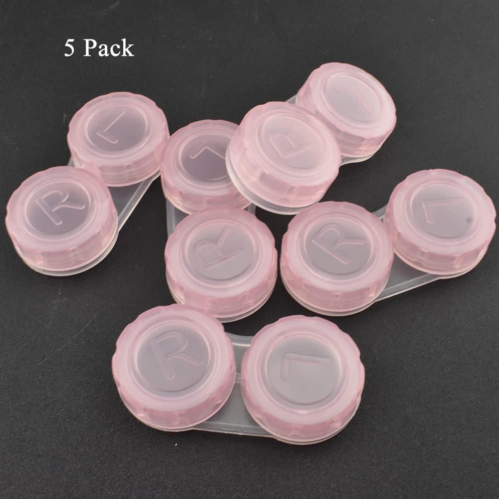 Estuche para Lentes de Contacto HAHIYO 5 Piezas Rosa Claro