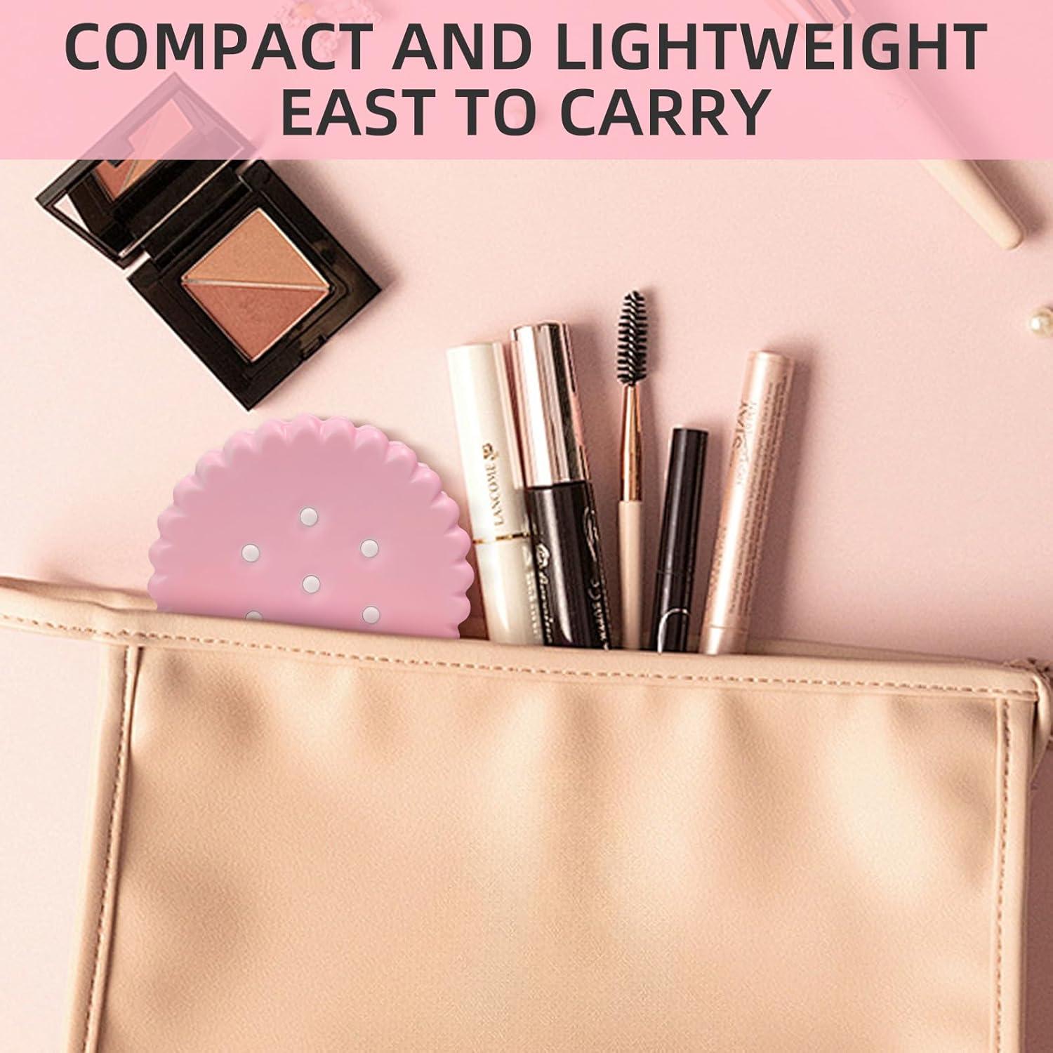 Estuche de Lentes de Contacto UpaClaire Rosa Compacto 7.6cm