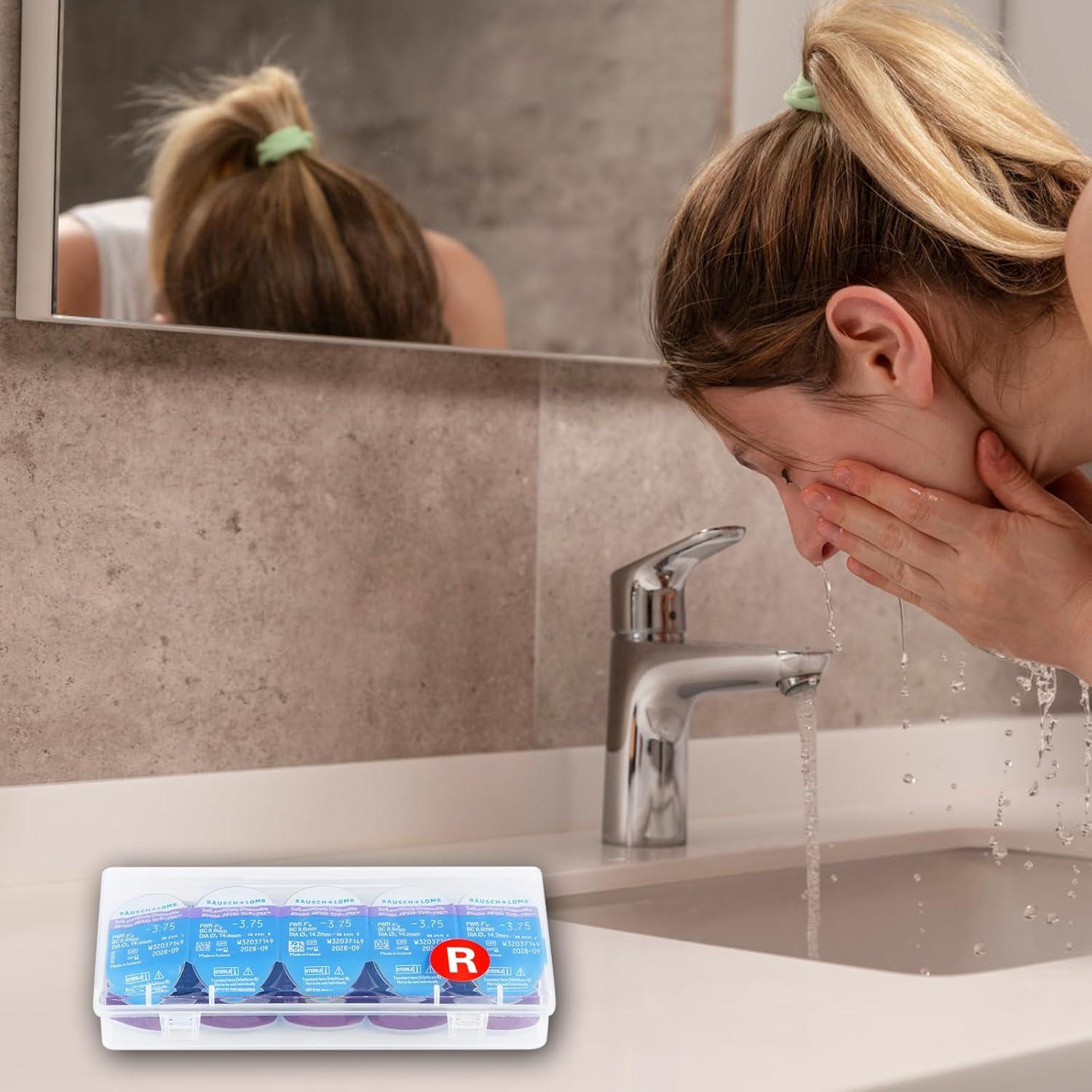 Organizador de Lentes de Contacto MUSHENJI - 2 Cajas Portátiles