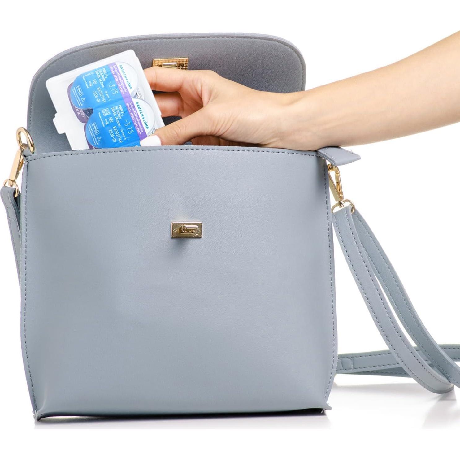 Organizador de Lentes de Contacto MUSHENJI - 2 Cajas Portátiles