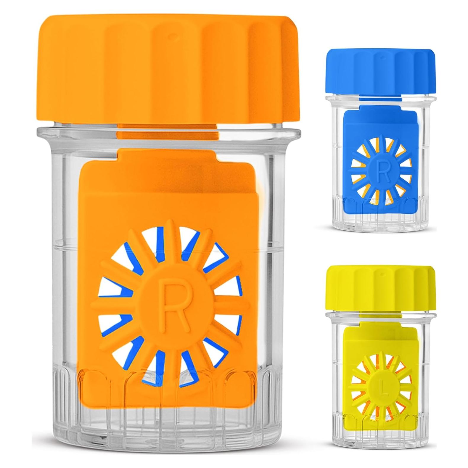 Estuches de Lentes de Contacto de Color Sport Vision - 3 Piezas