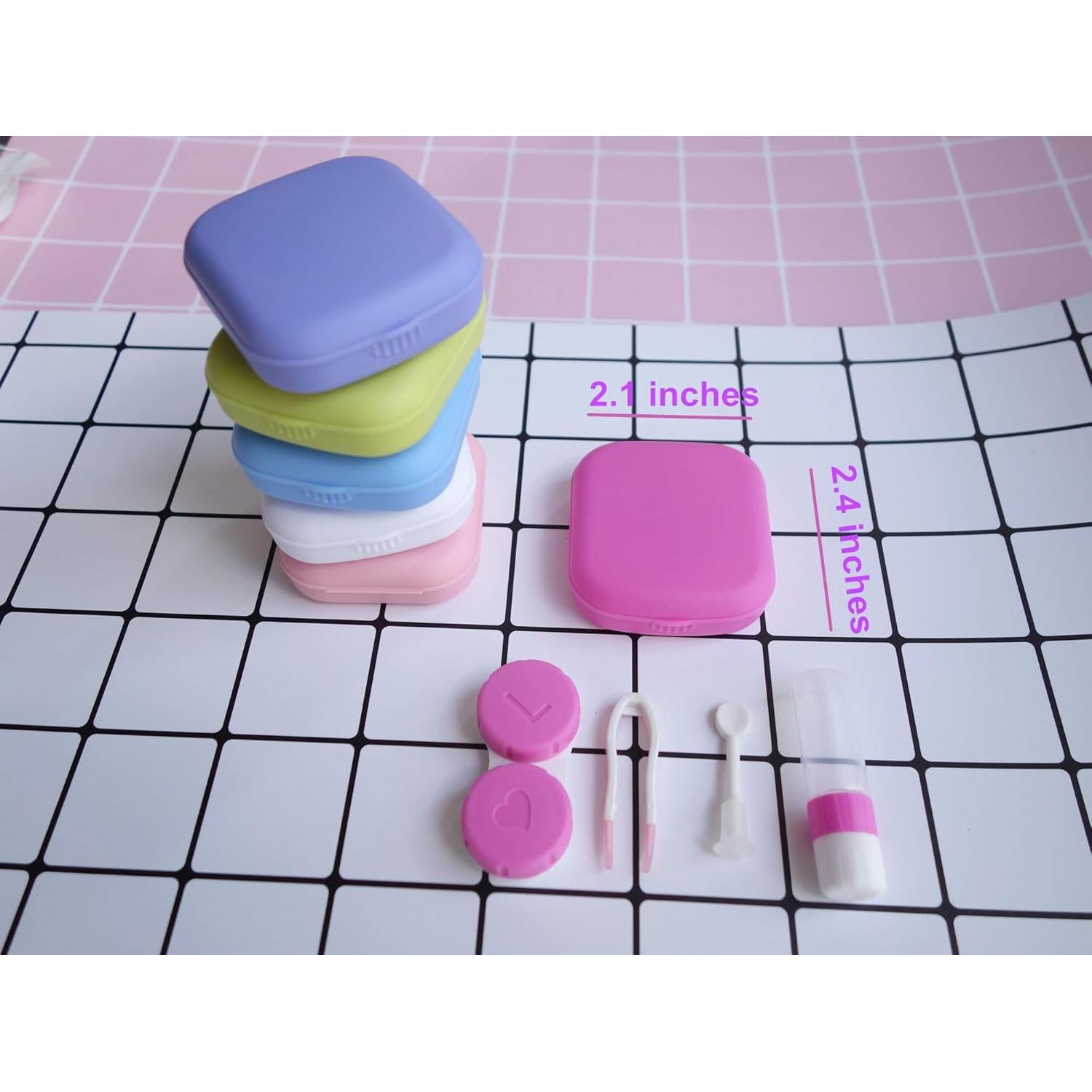 Kit de Estuches para Lentes de Contacto HAMIYELL 6 Piezas