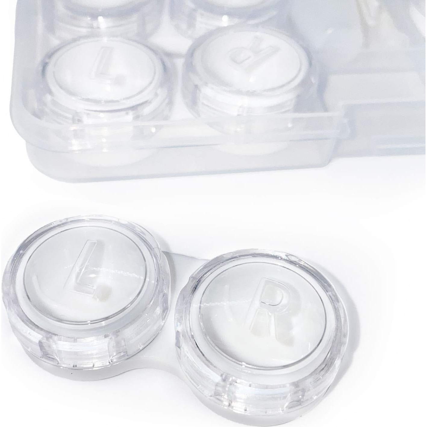 Estuches para Lentes de Contacto LCFALO - Paquete de 6 Transparentes