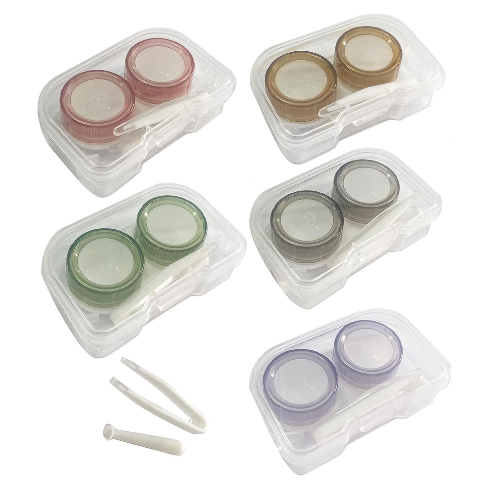 Estuches para Lentes de Contacto Howinn 5 PCS - Coloridos y Portátiles
