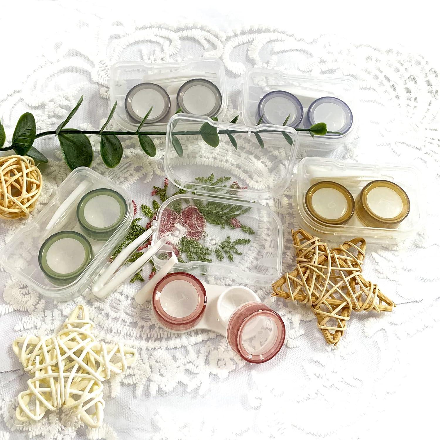 Estuches para Lentes de Contacto Howinn 5 PCS - Coloridos y Portátiles