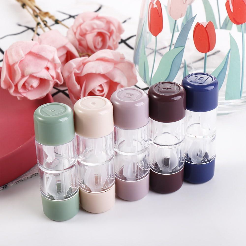 Estuche para Lentes de Contacto Vctitil 5 Piezas Color Caramelo