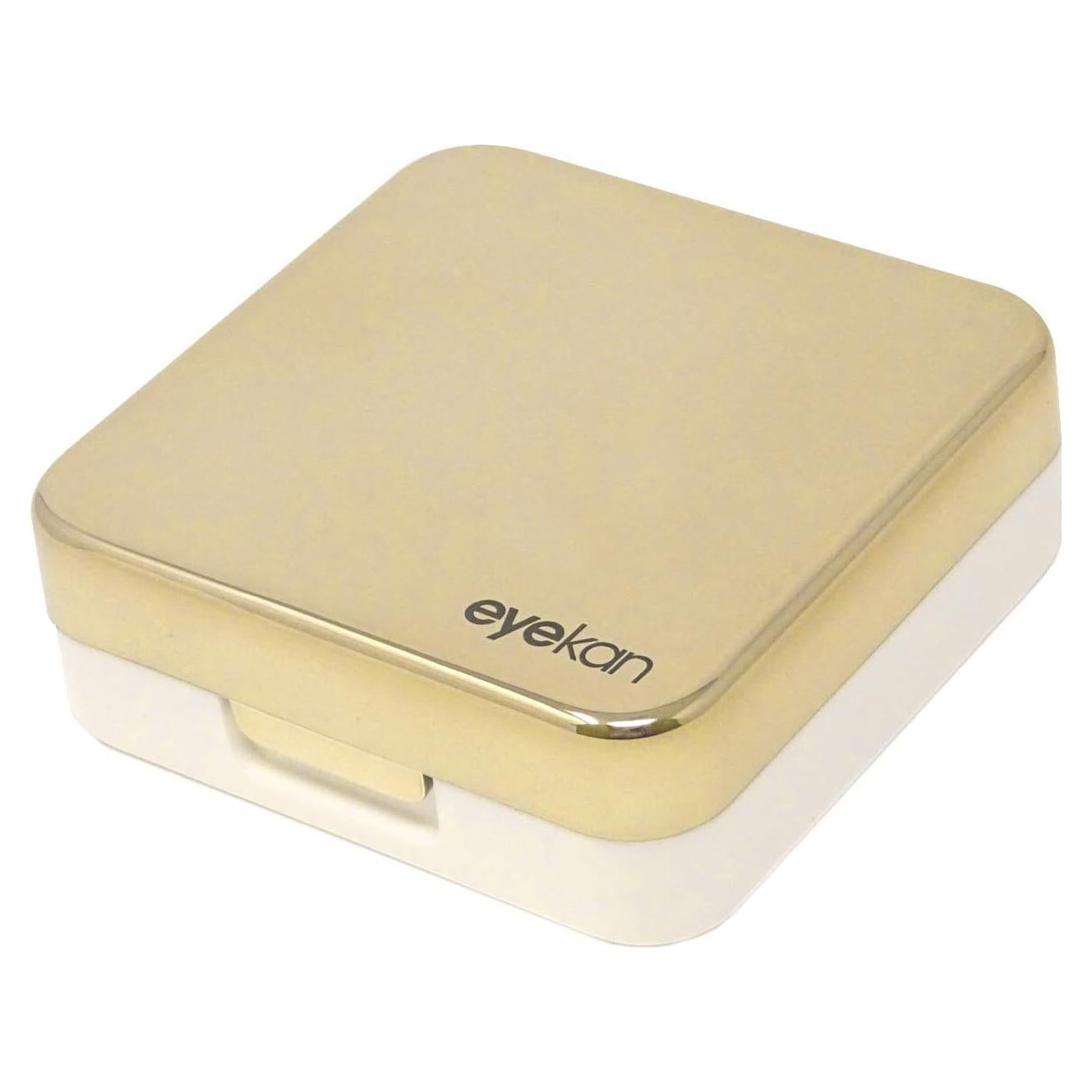 Estuche para Lentes de Contacto Honbay Dorado con Espejo