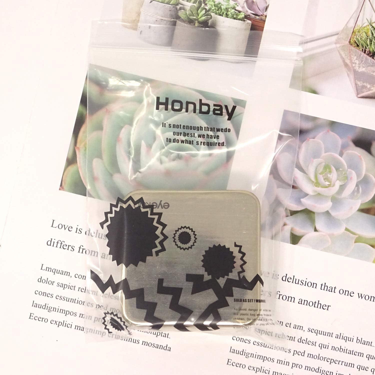 Estuche para Lentes de Contacto Honbay Dorado con Espejo