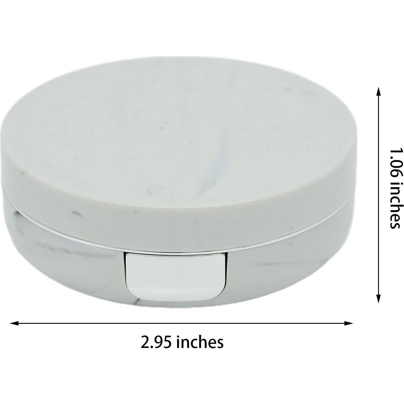 Estuche de Lentes de Contacto Todo en Uno FEILIBAY Plata