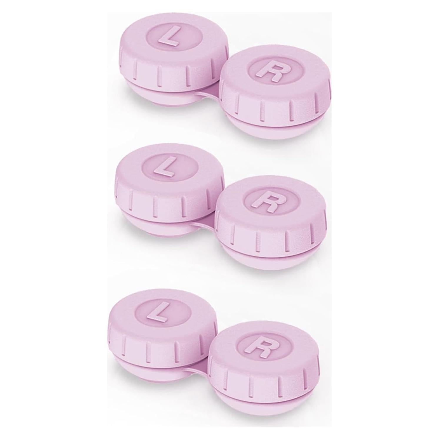 Estuche de Lentes de Contacto 3 Piezas Vastsoon Rosa