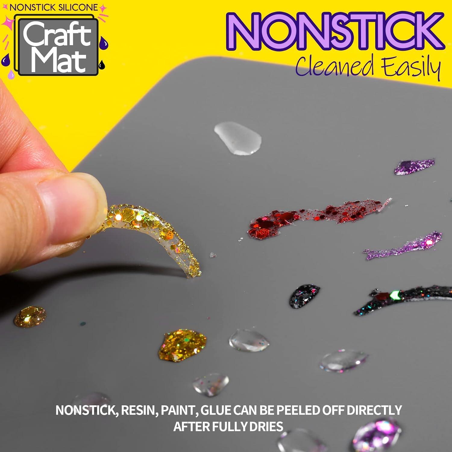 LEOBRO Alfombrillas de Silicona para Manualidades 2 Piezas