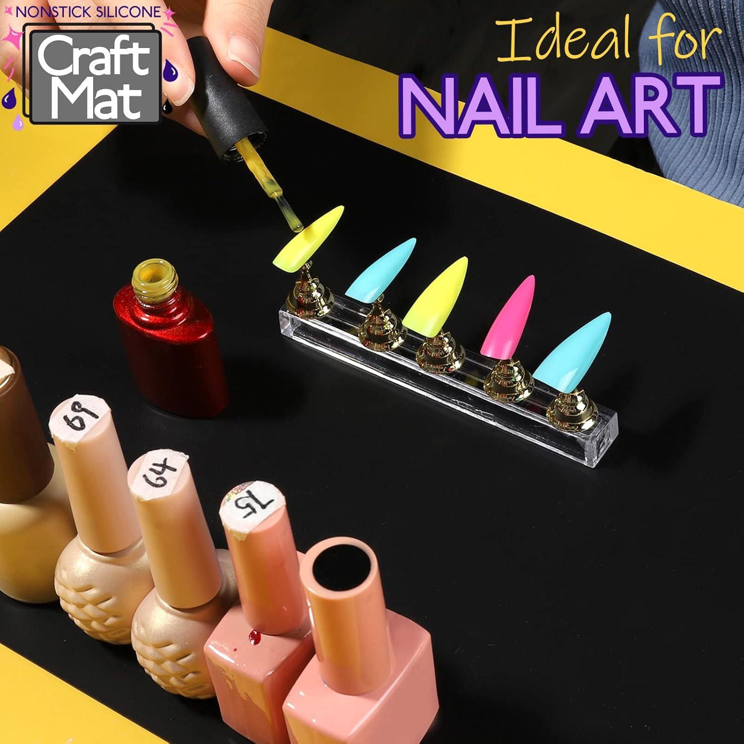 LEOBRO Alfombrillas de Silicona para Manualidades 2 Piezas