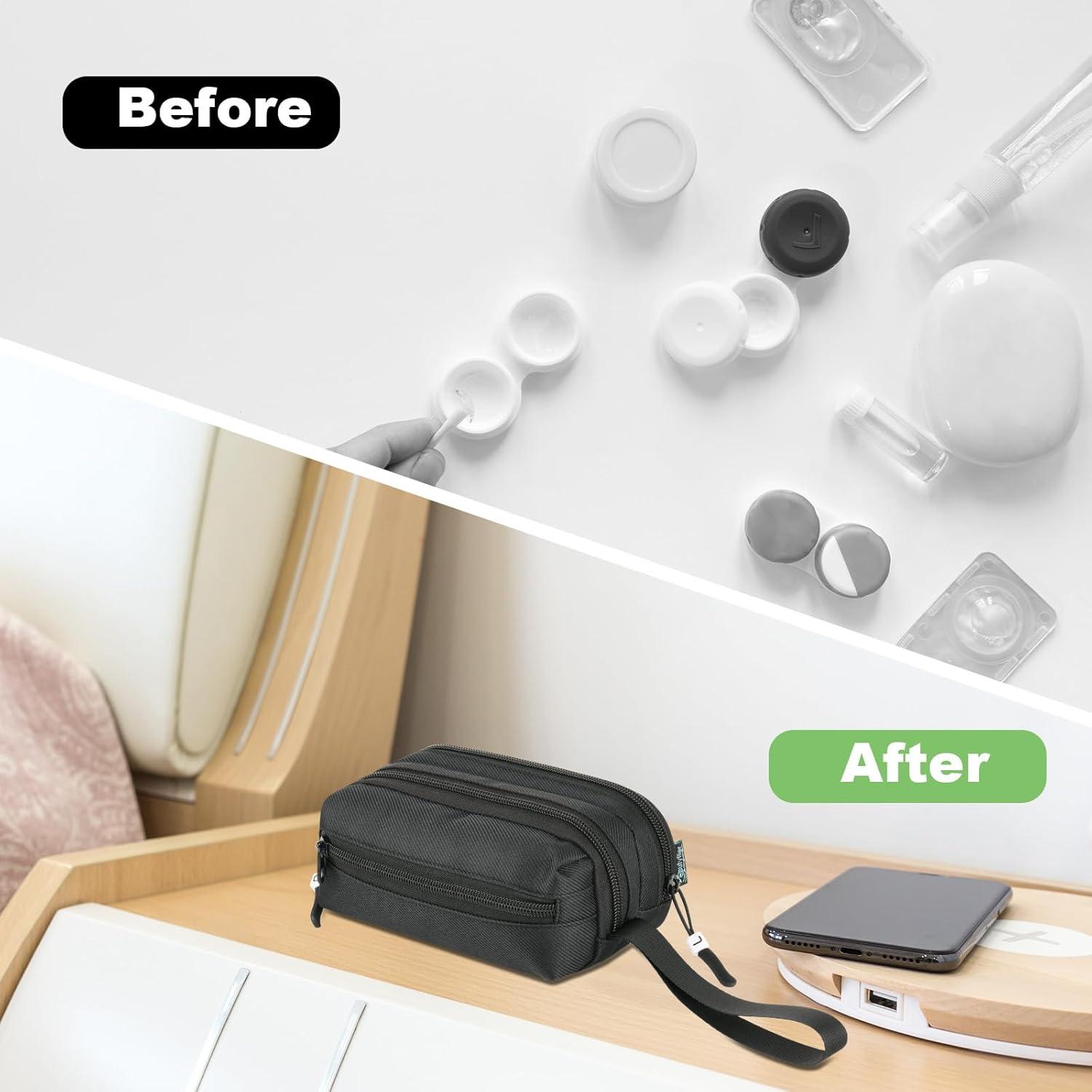 Organizador de Lentes de Contacto Beautyflier - Bolsa Compacta 60 Lentes