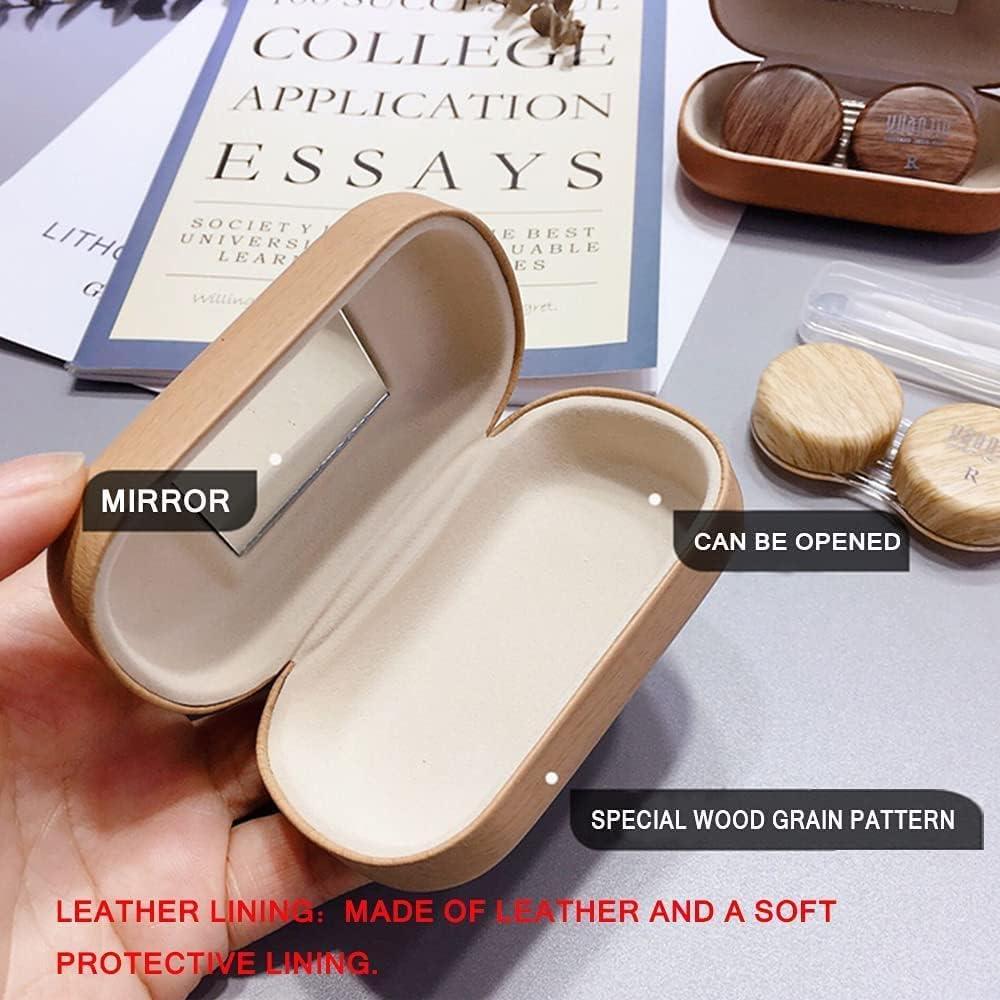 Estuche de Lentes de Contacto Genérico Compacto con Espejo