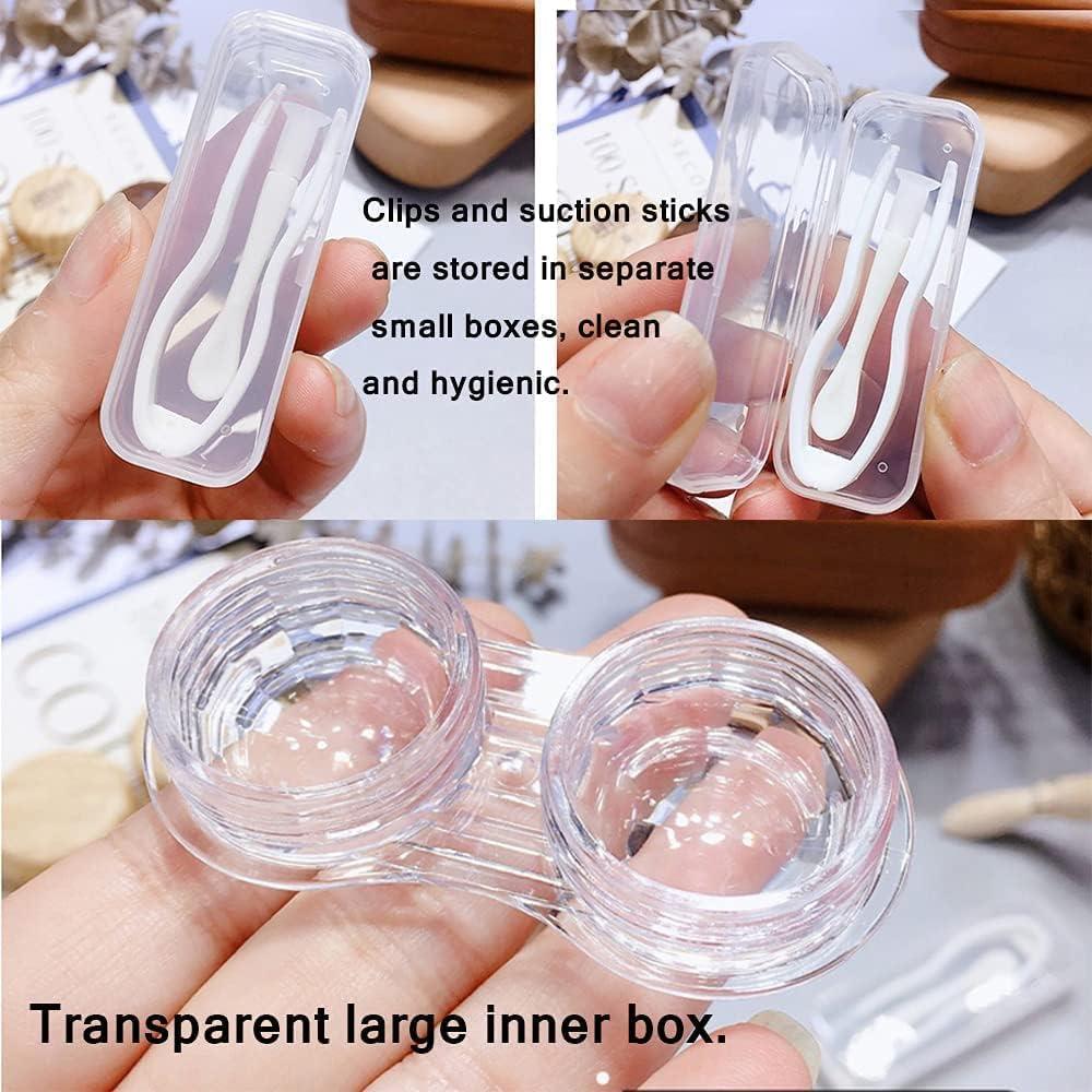 Estuche de Lentes de Contacto Genérico Compacto con Espejo