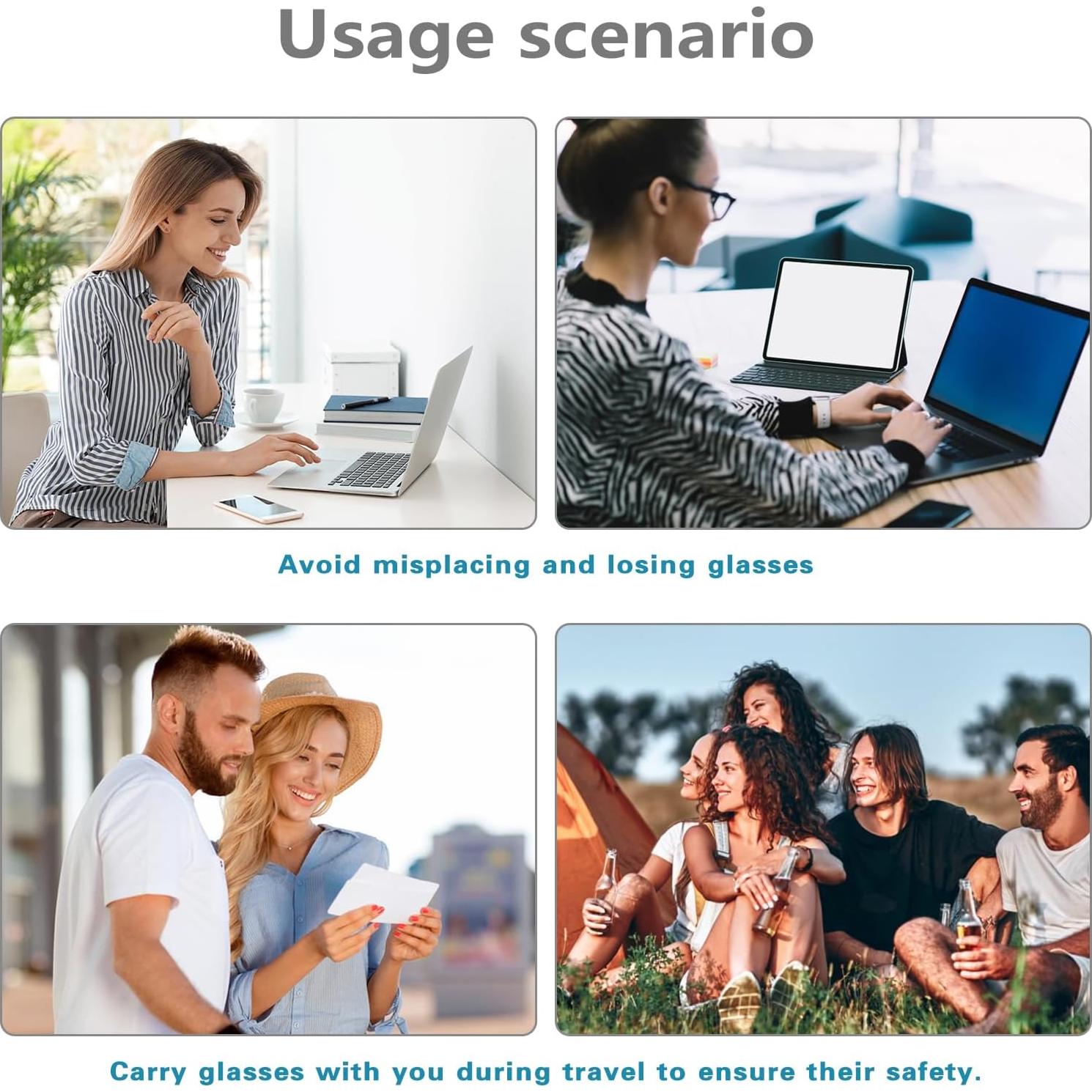 Estuche para Lentes de Contacto 2 en 1 DINTSTYLE Negro