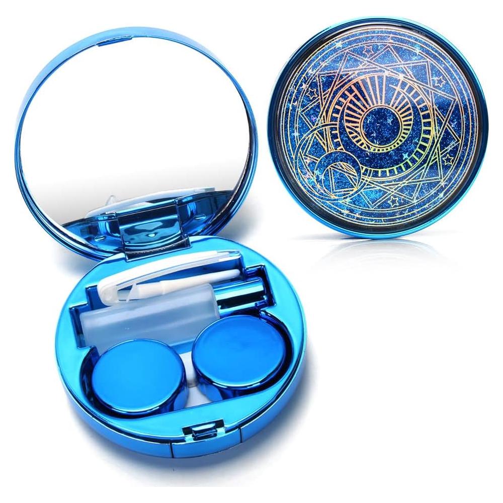 Estuche para Lentes de Contacto ofone Azul 5 en 1 Portátil