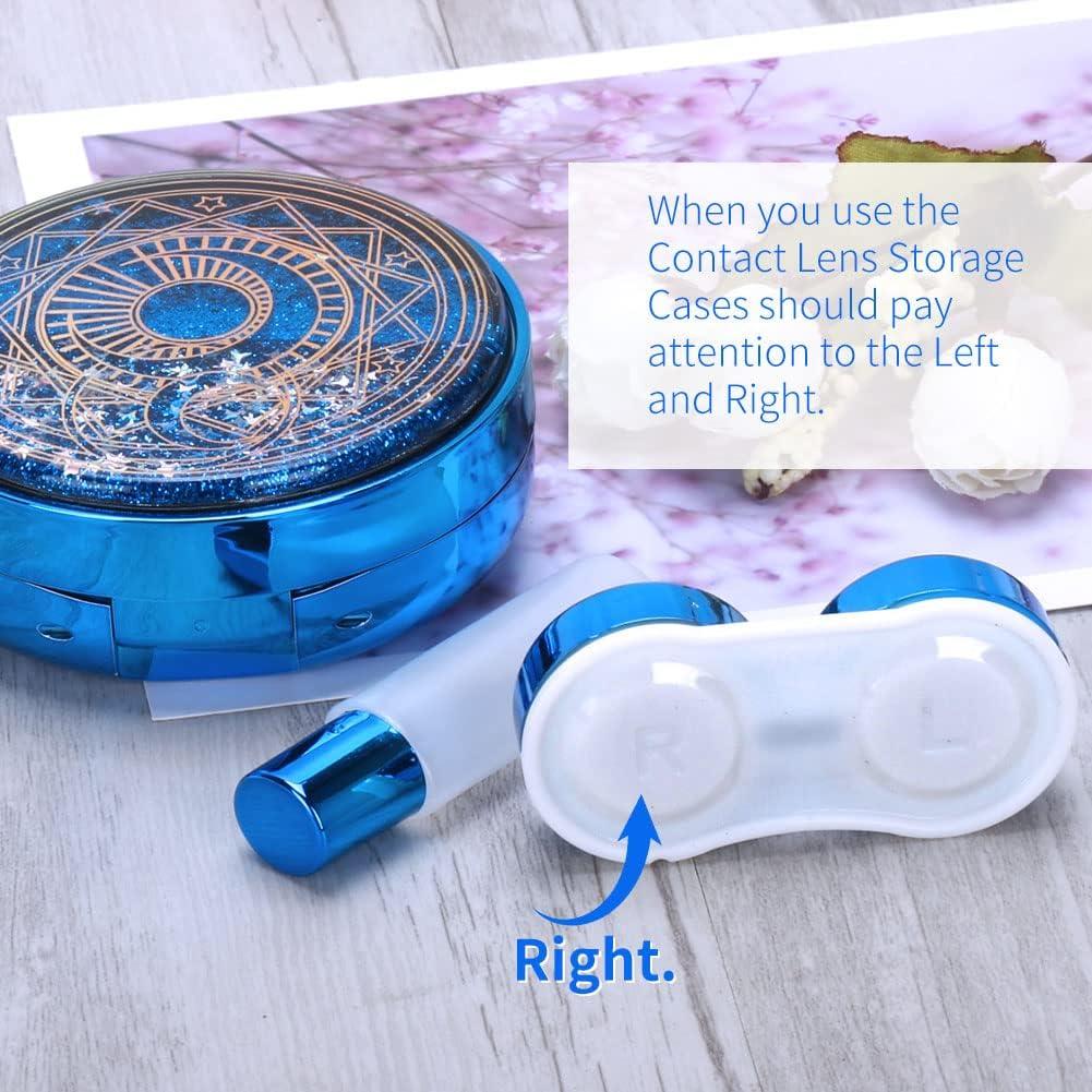 Estuche para Lentes de Contacto ofone Azul 5 en 1 Portátil