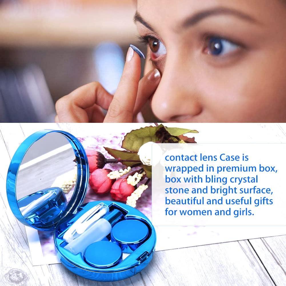 Estuche para Lentes de Contacto ofone Azul 5 en 1 Portátil