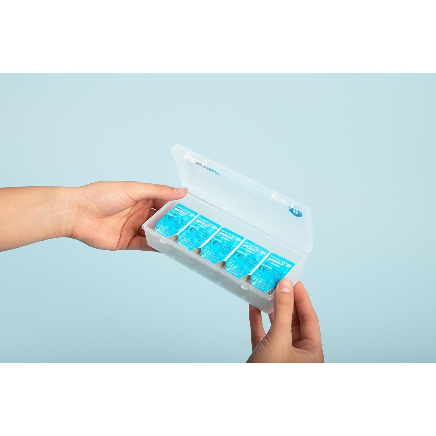 Estuches organizadores de lentes de contacto - 2 unidades - 30 a 40 lentes