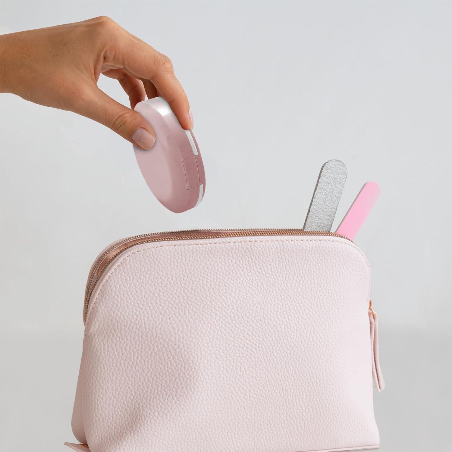 Kit de Estuche de Lentes de Contacto Rosa 5 en 1 - Viaje