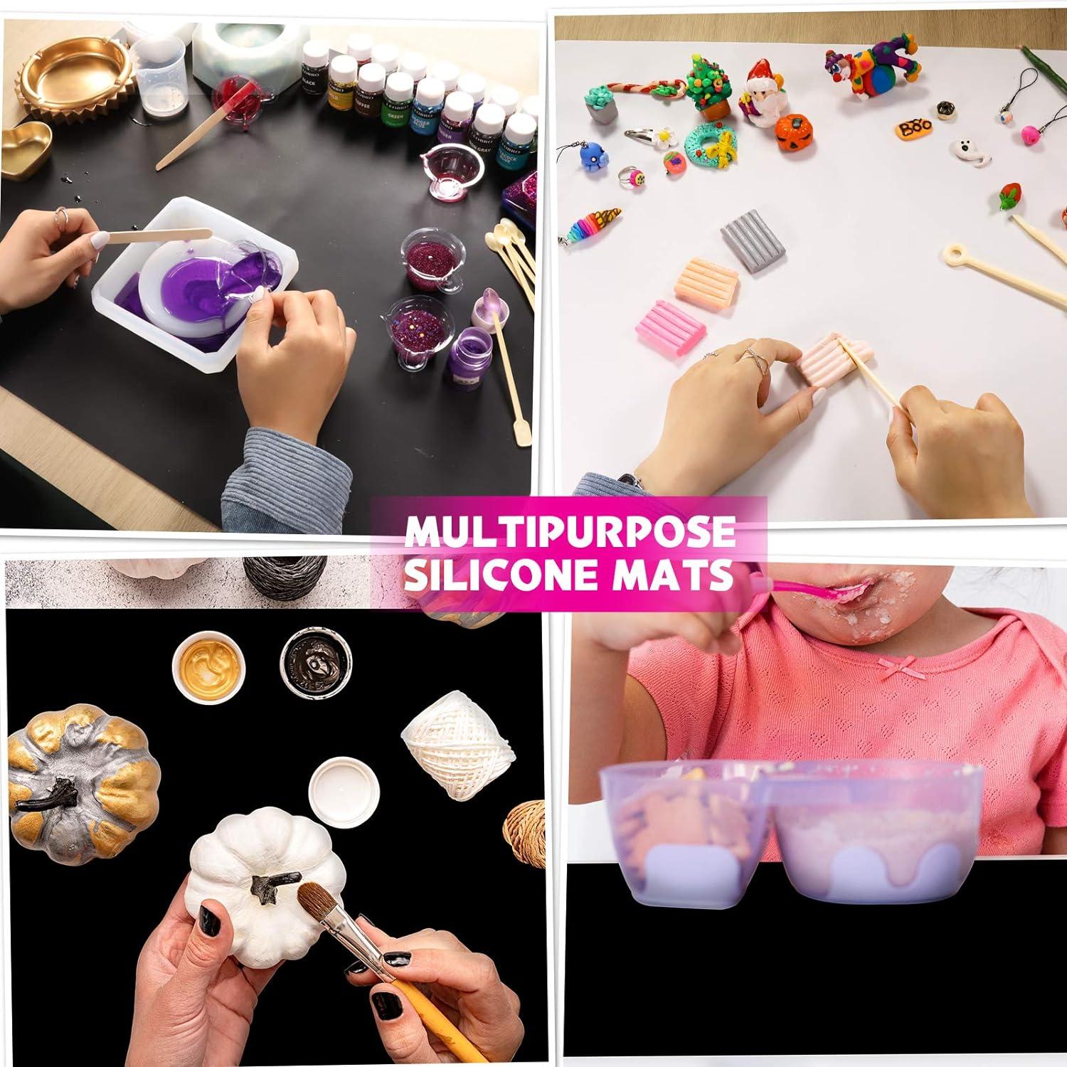 LEOBRO Tapetes de Silicona 59.4x49.5cm Antiadherente