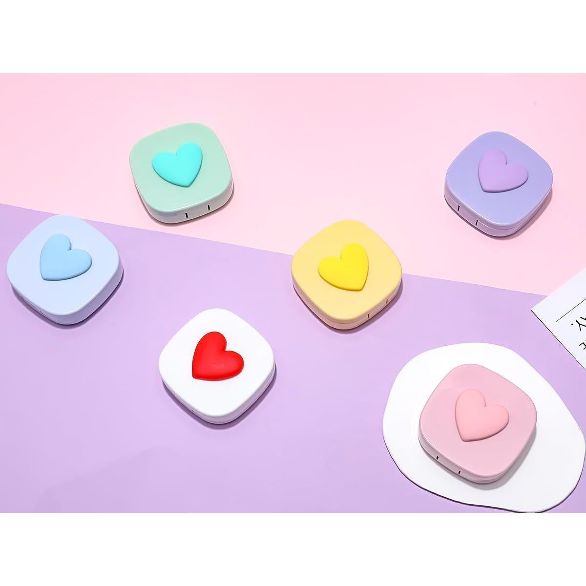 Estuche de Lentes de Contacto FEISEDY Azul con Accesorios