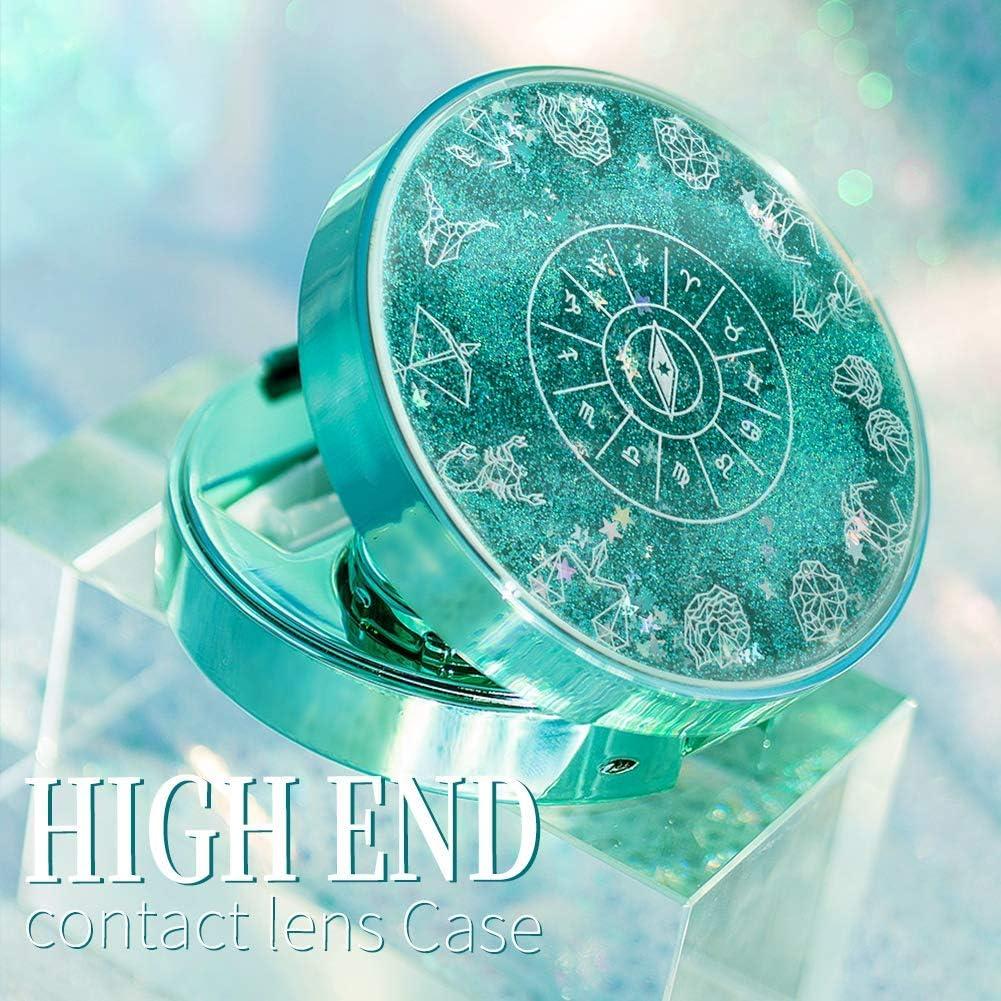 Estuche para Lentes de Contacto Ofone Verde 5 en 1 con Accesorios