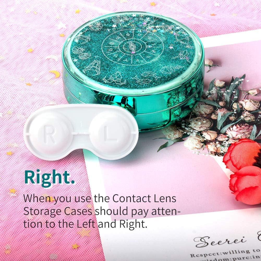 Estuche para Lentes de Contacto Ofone Verde 5 en 1 con Accesorios