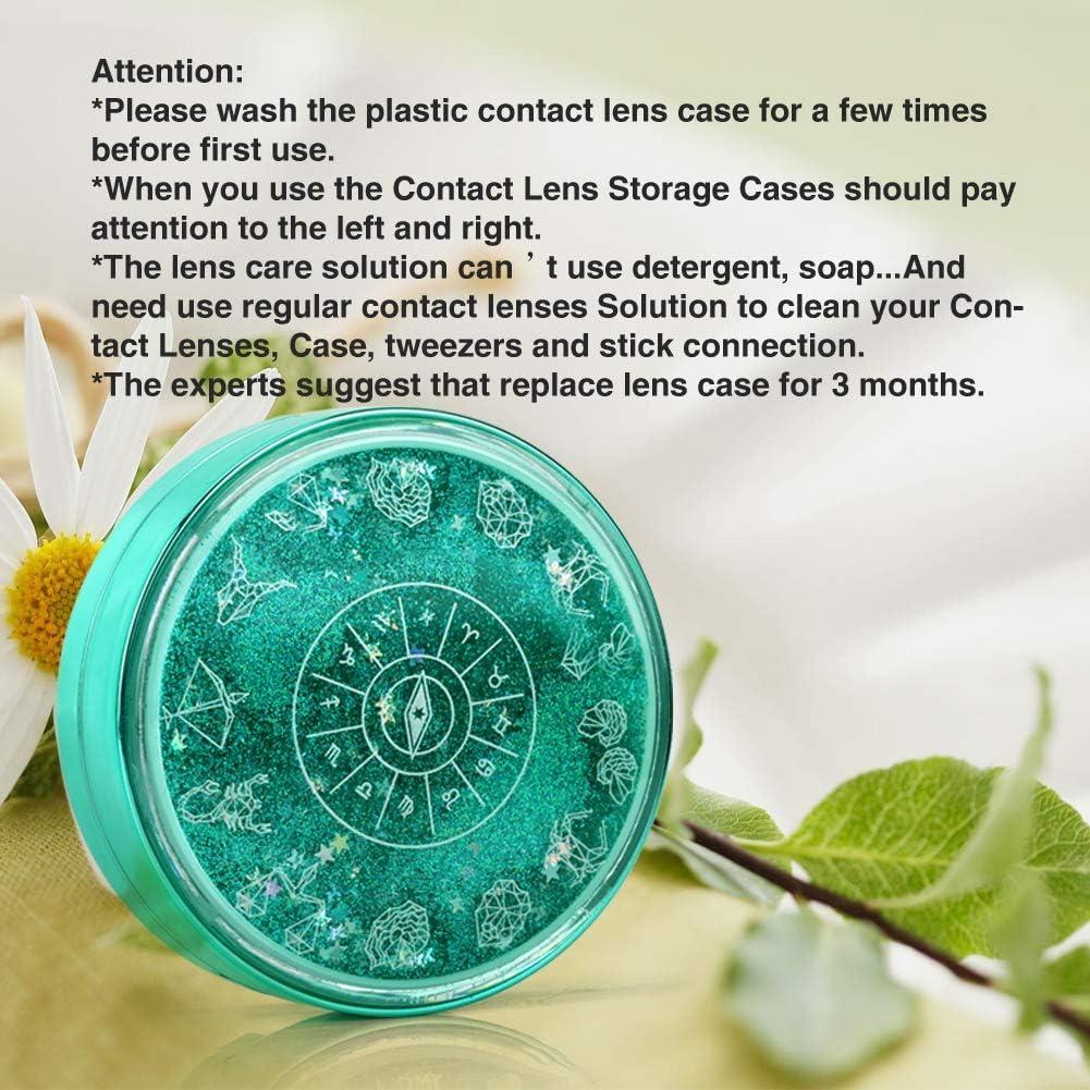 Estuche para Lentes de Contacto Ofone Verde 5 en 1 con Accesorios