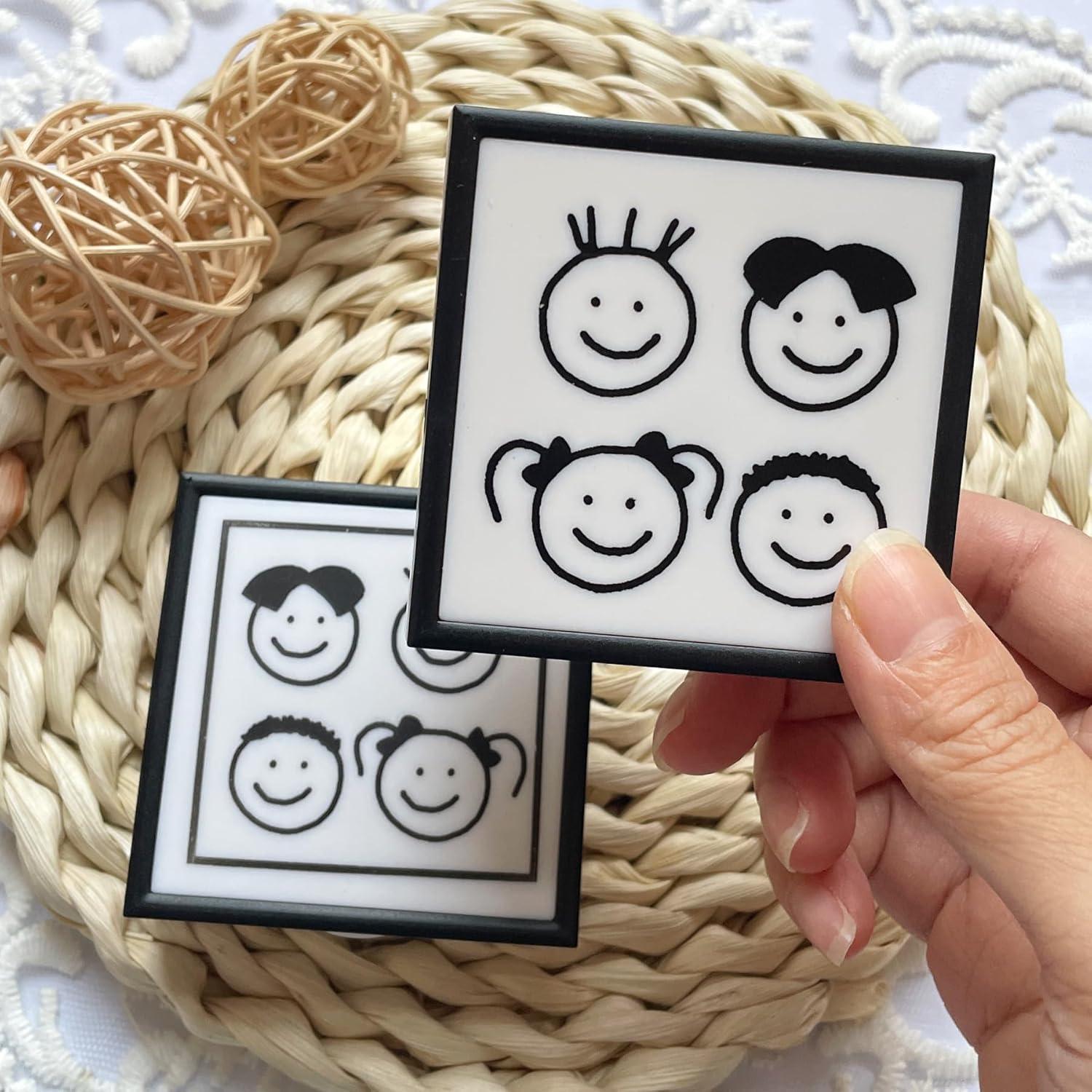 Estuche para Lentes de Contacto Blanco 5 en 1 con Espejo