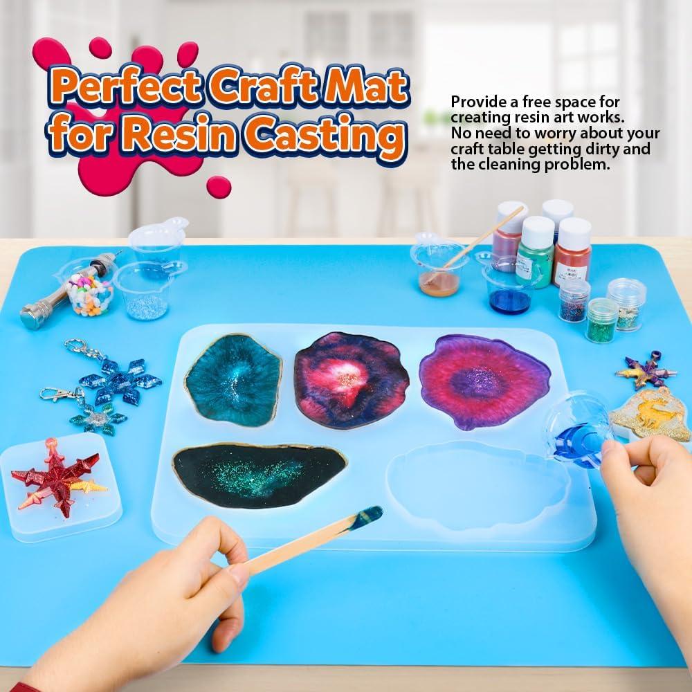 Alfombrillas de Silicona LEOBRO 59.4x49.5 cm para Manualidades