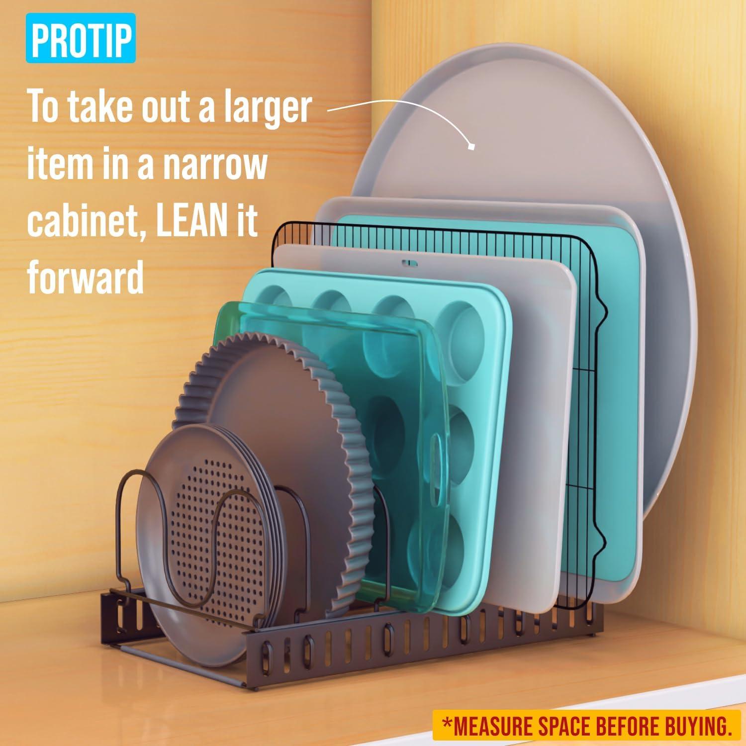 Organizador de Sartenes y Ollas Norcalway Ajustable 11 Divisores