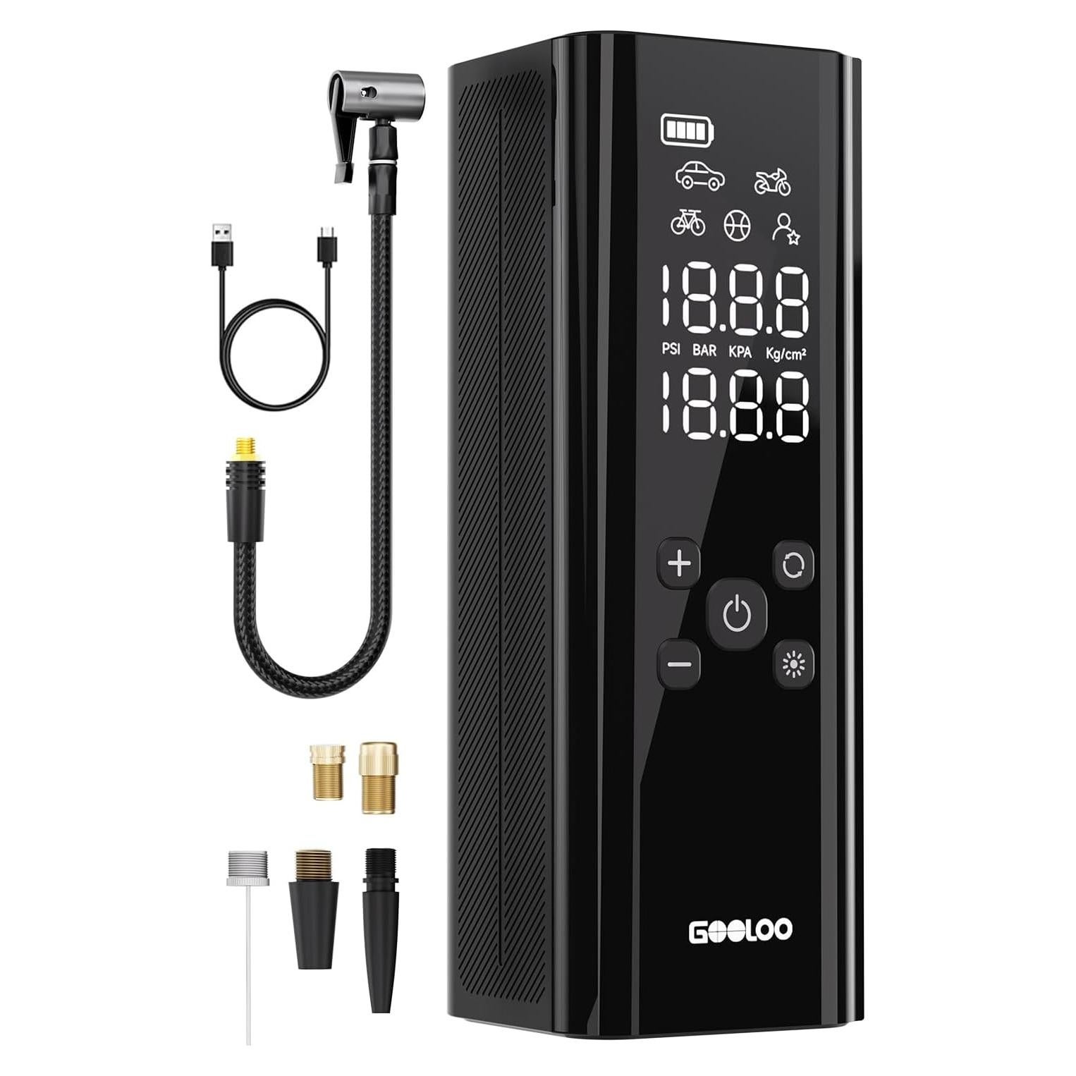 GOOLOO GT150 Inflador de Neumáticos 150 PSI Portátil