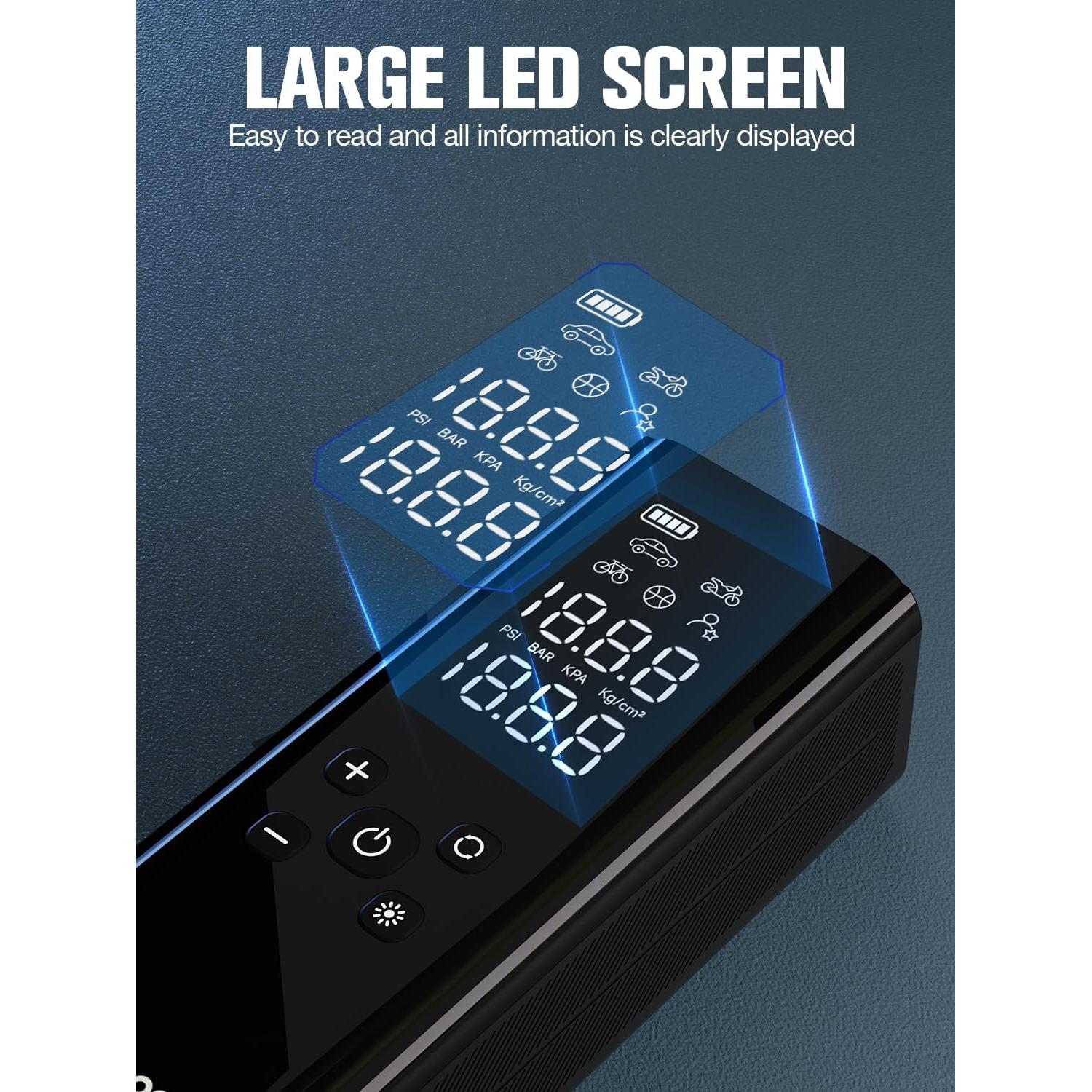 GOOLOO GT150 Inflador de Neumáticos 150 PSI Portátil