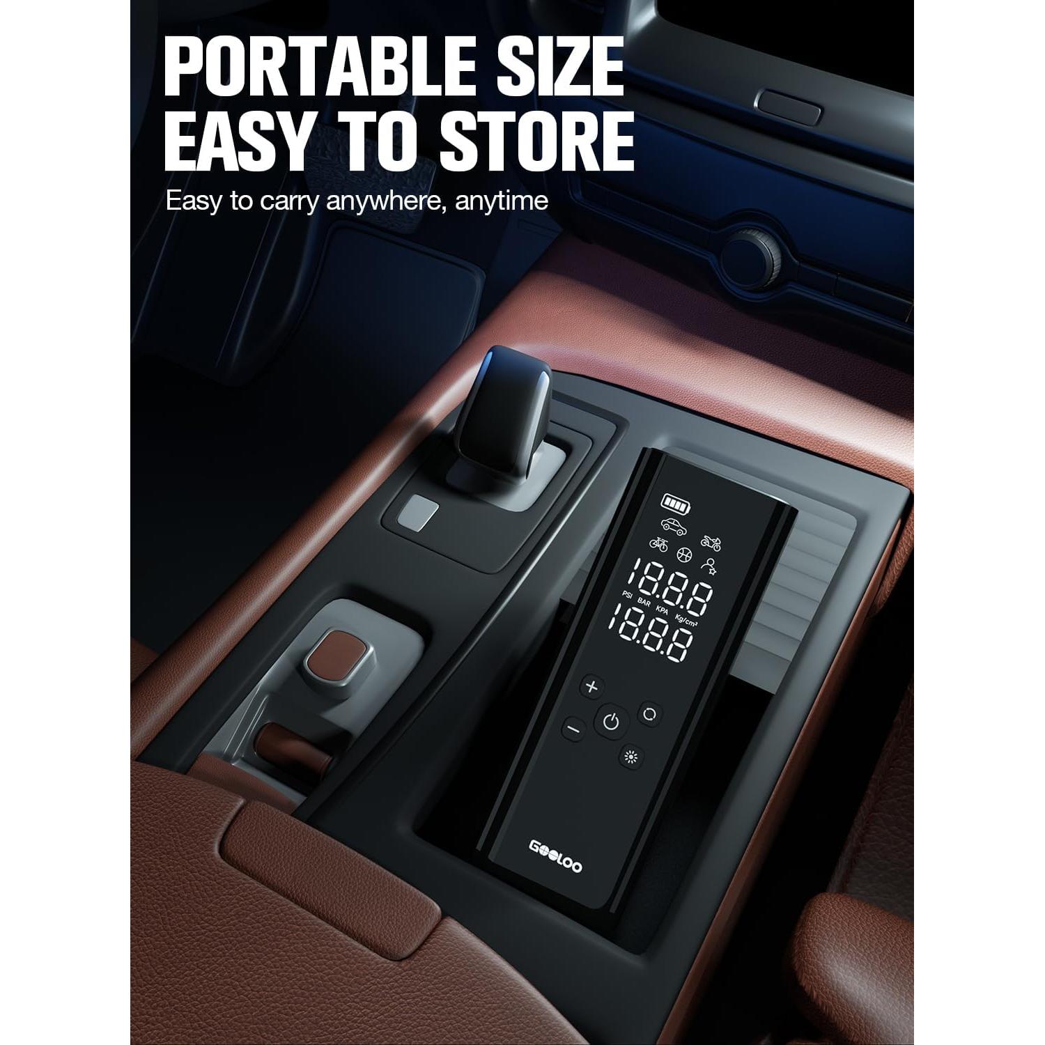 GOOLOO GT150 Inflador de Neumáticos 150 PSI Portátil