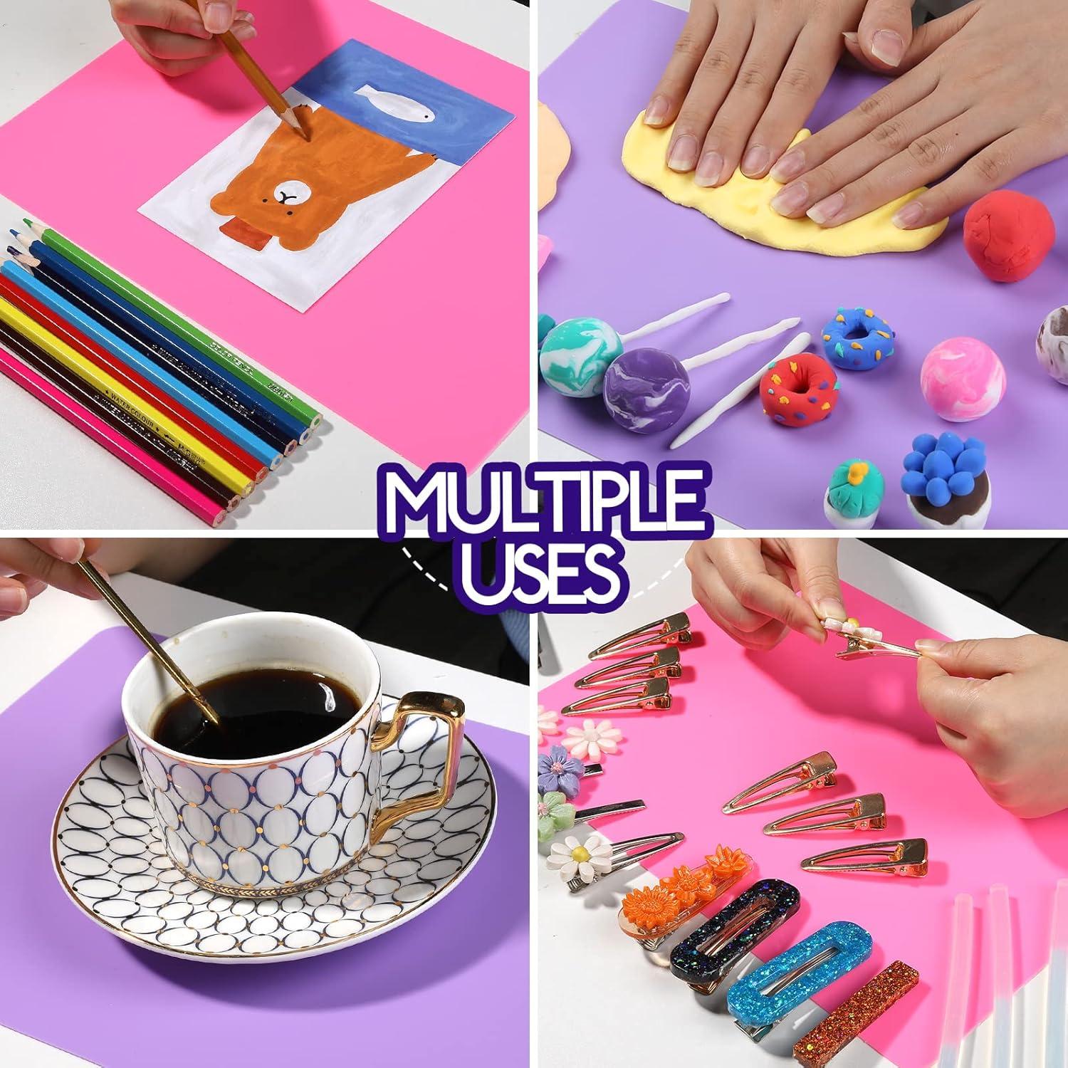 Tapetes de Silicona LEOBRO 2pcs para Manualidades 29.66x20.99cm