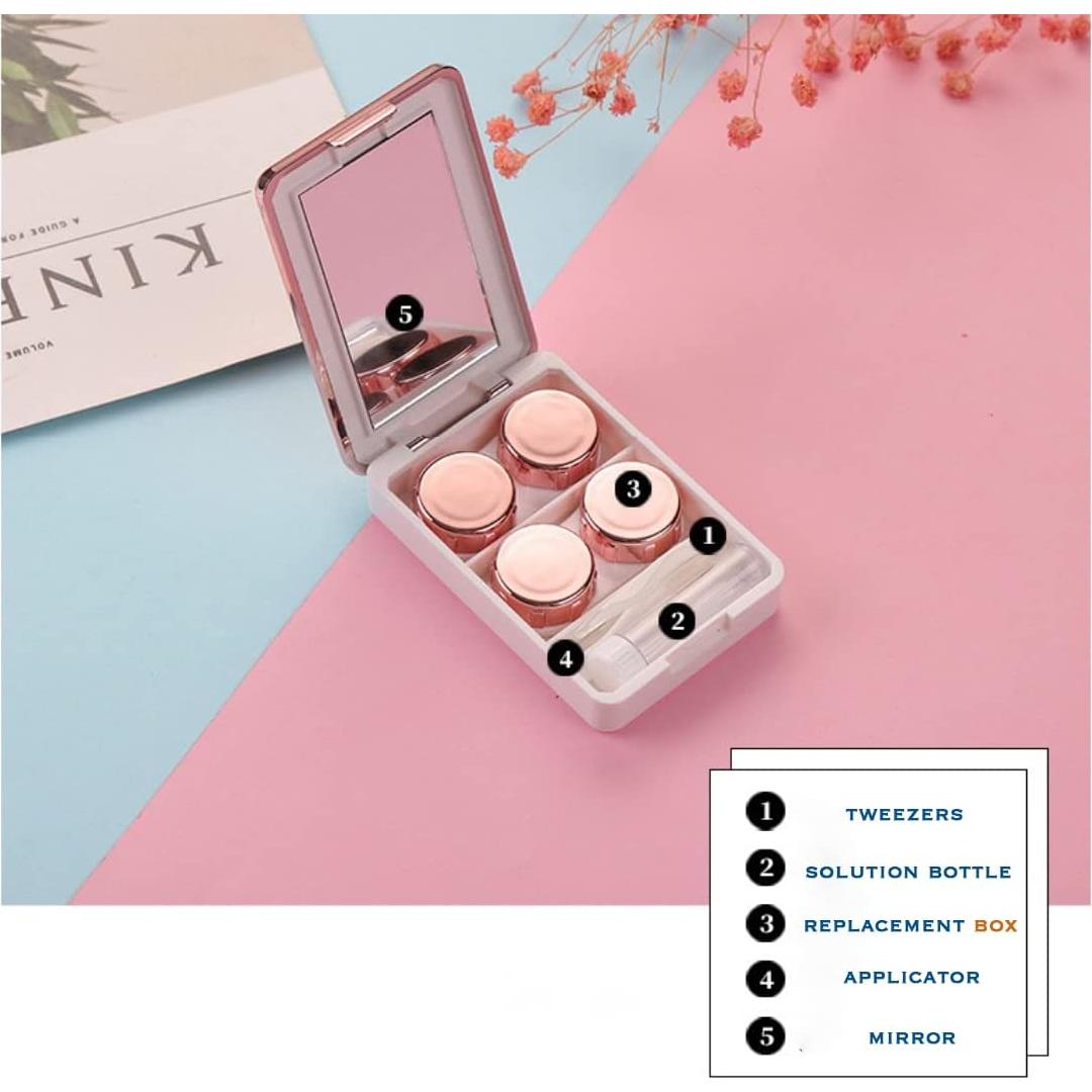 Estuche para Lentes de Contacto VORDRASSIL con Limpiador Manual