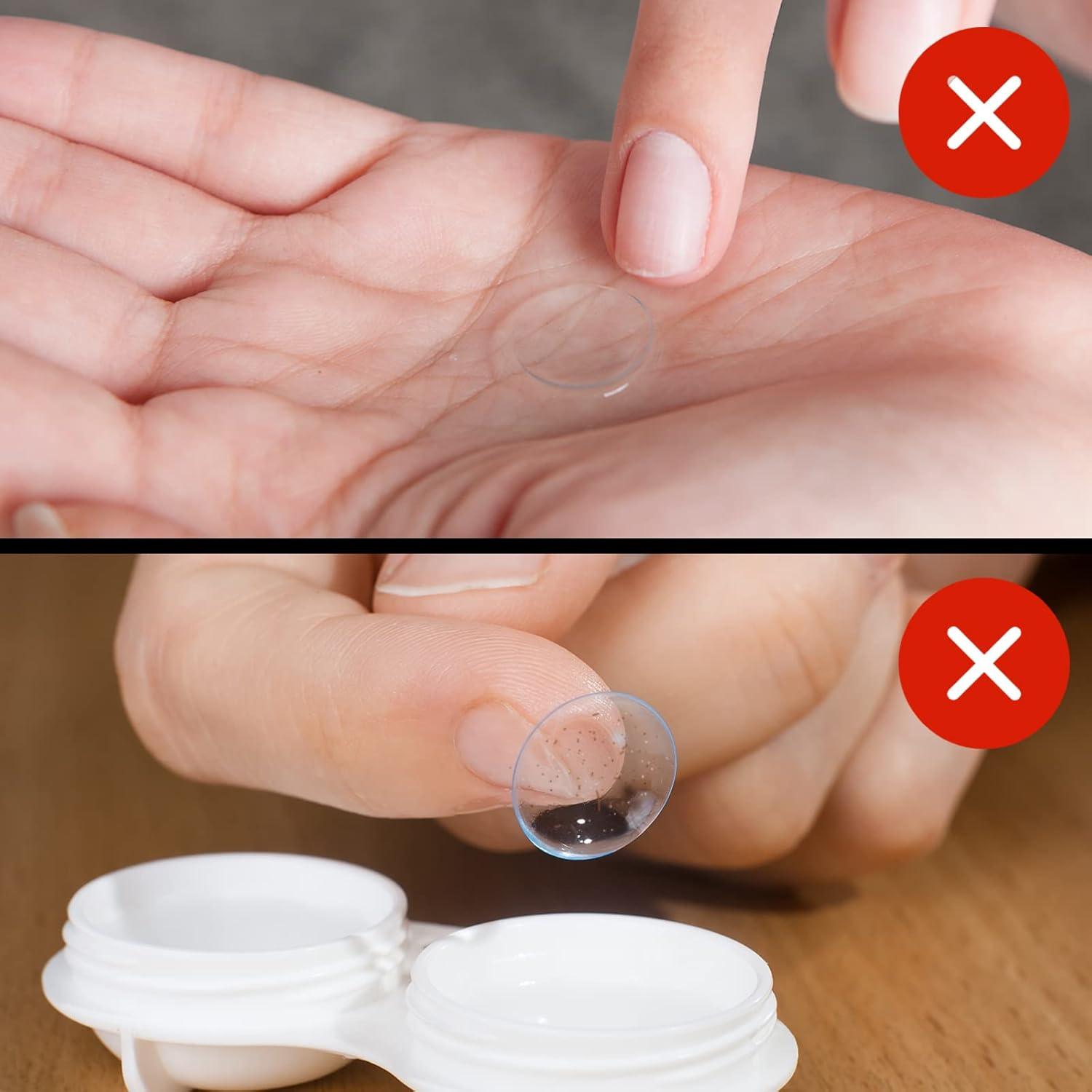 Estuche para Lentes de Contacto VORDRASSIL con Limpiador Manual