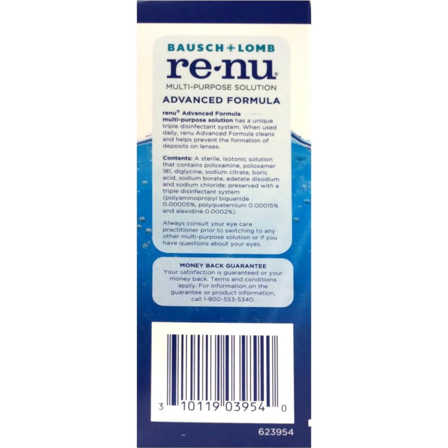 Renu Solución Multiusos para Lentes de Contacto 3x59ml