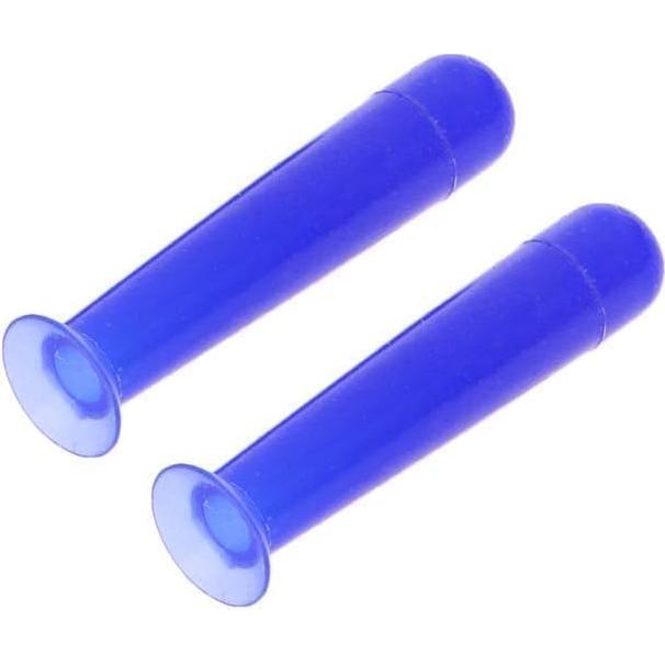 Set de 2 Copas de Succión de Silicona Azul para Lentes de Contacto
