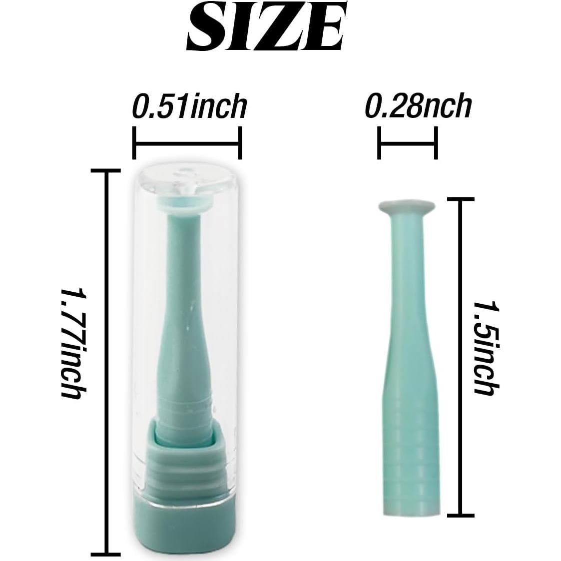 15 Removedores de Lentes de Contacto ROYHOO Silicona Verde