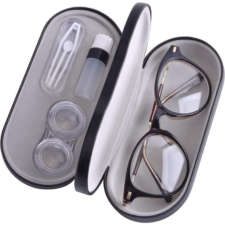 Estuche para Lentes de Contacto Tiger007 con Espejo y Accesorios