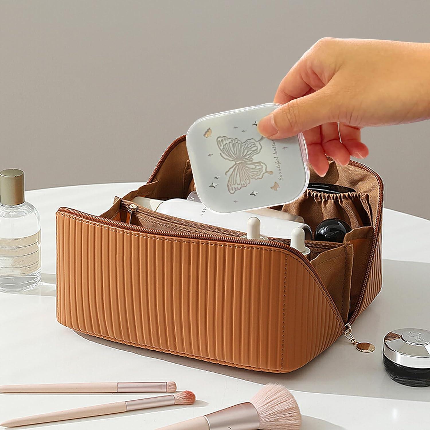 Estuche de Lentes de Contacto Mariposa Howinn con Espejo