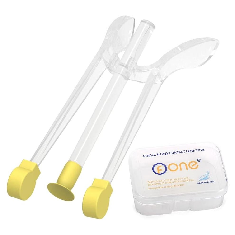 Herramienta de Inserción y Extracción de Lentes Ofone Amarillo