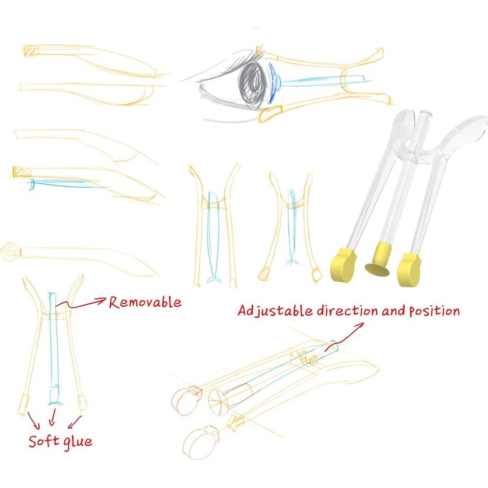 Herramienta de Inserción y Extracción de Lentes Ofone Amarillo