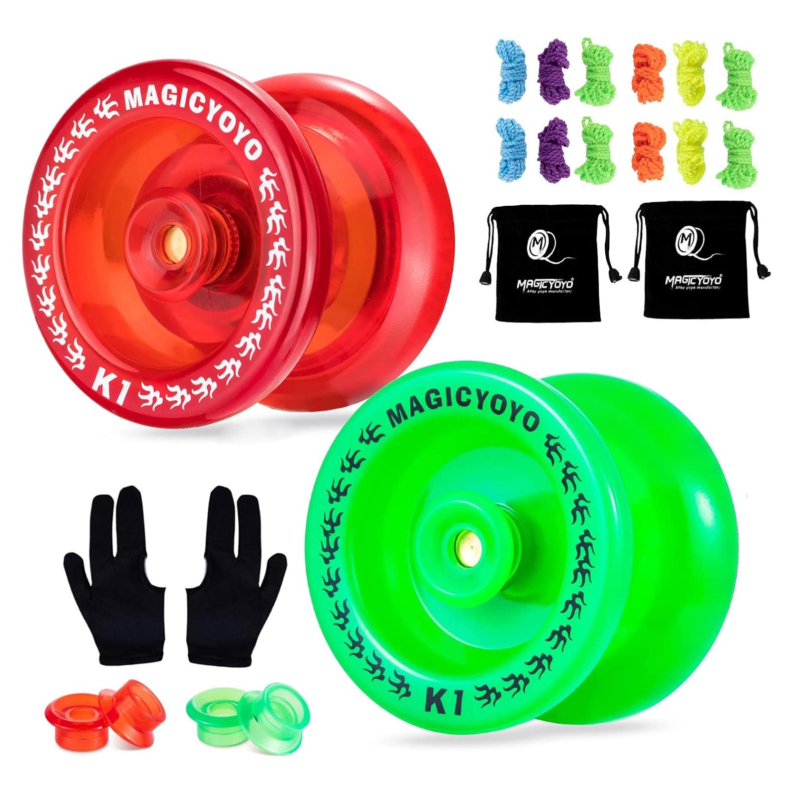 MAGICYOYO K1 Paquete 2 Yoyos Responsivos para Niños