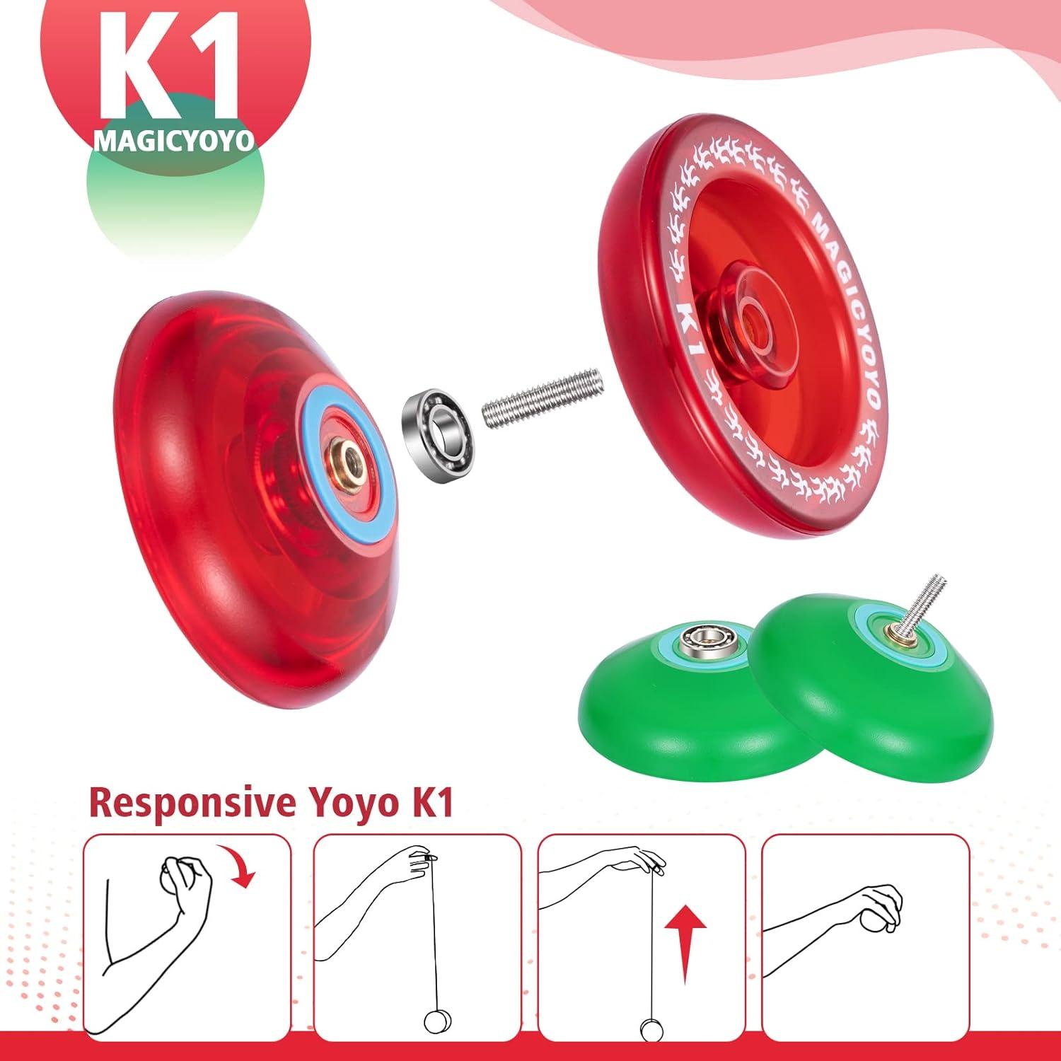 MAGICYOYO K1 Paquete 2 Yoyos Responsivos para Niños